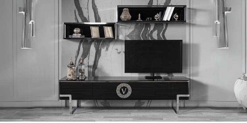 Versace Wall Unit ( Black )